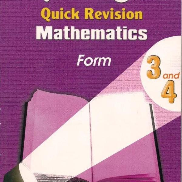 Spotlight Quick Revision Maths F3&4