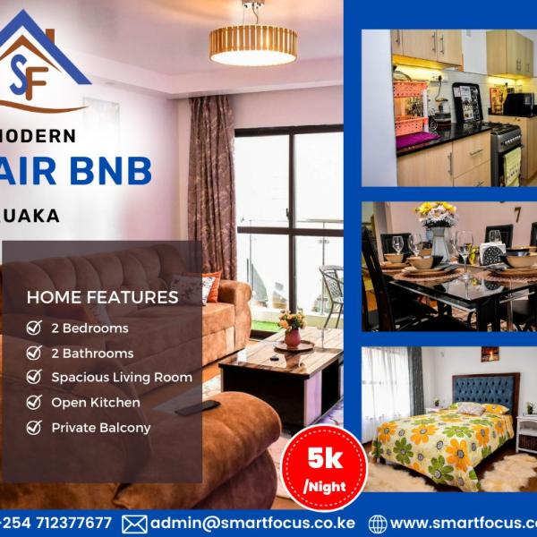Modern Air BnB in Ruaka