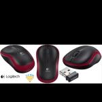 Logitech Wireless Mouse M185 – Red