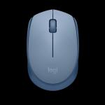 Logitech M171 Wireless Mouse – Blue Grey