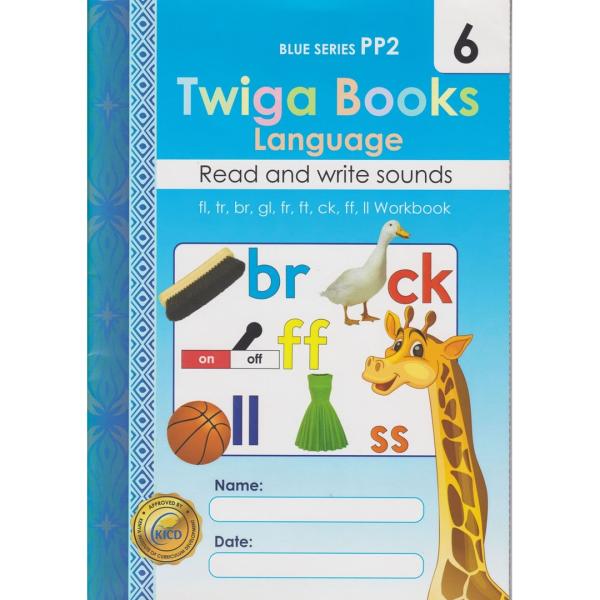 Twiga Books Language Read and Write Sounds Bk6