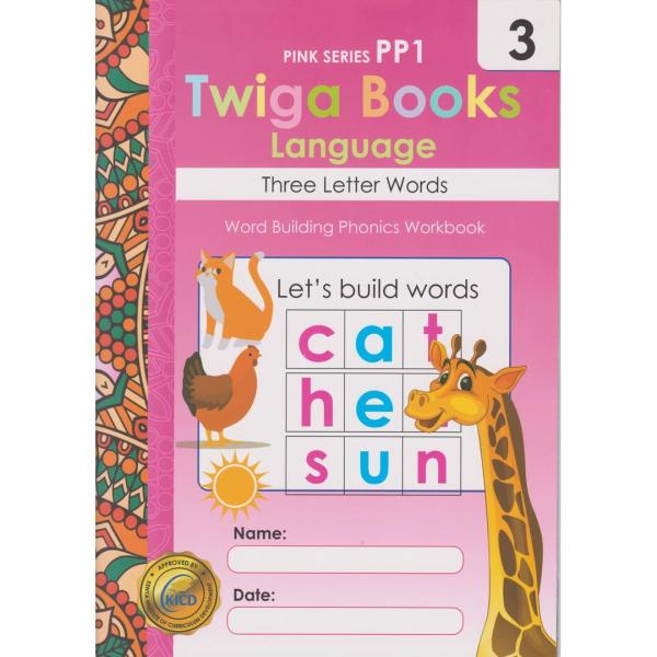 Twiga Books Language Three Letter Words Bk3