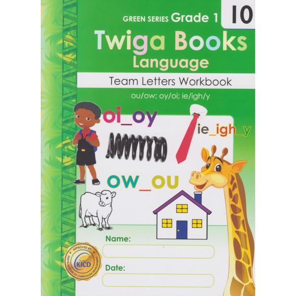 Twiga Books Language Team Letters Workbook Bk10